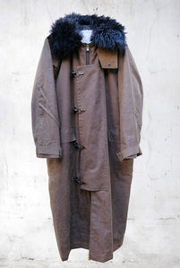 FAUX FUR DUSTER JACKET