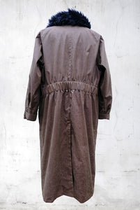 FAUX FUR DUSTER JACKET