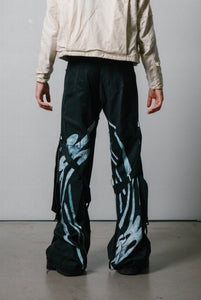 SUBMARINE PRINTED PATCHWORK PANTS